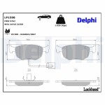 DELPHI Brake Pad Set,  disc brake LP1598