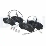 DELPHI Brake Pad Set,  disc brake LP1607