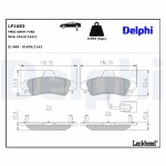 DELPHI Brake Pad Set,  disc brake LP1683