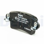 DELPHI Brake Pad Set,  disc brake LP1747