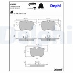 DELPHI Brake Pad Set,  disc brake LP1783