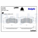 DELPHI Brake Pad Set,  disc brake LP1808