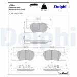 DELPHI Brake Pad Set,  disc brake LP1844