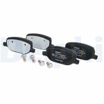 DELPHI Brake Pad Set,  disc brake LP1845