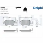 DELPHI Brake Pad Set,  disc brake LP1865