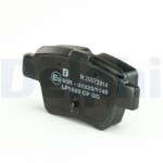 DELPHI Brake Pad Set,  disc brake LP1926