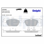DELPHI Brake Pad Set,  disc brake LP2292