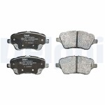 DELPHI Brake Pad Set,  disc brake LP2474