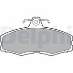 DELPHI Brake Pad Set,  disc brake LP250