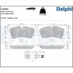 DELPHI Brake Pad Set,  disc brake LP2662
