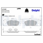 DELPHI Brake Pad Set,  disc brake LP3280