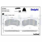 DELPHI Brake Pad Set,  disc brake LP3307