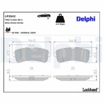 DELPHI Brake Pad Set,  disc brake LP3542