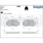DELPHI Brake Pad Set,  disc brake LP699