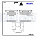 DELPHI Brake Pad Set,  disc brake LP756