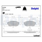 DELPHI Brake Pad Set,  disc brake LP793
