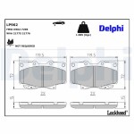 DELPHI Brake Pad Set,  disc brake LP962
