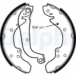 DELPHI Brake Shoe Set LS1295