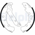 DELPHI Brake Shoe Set LS1912