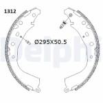 DELPHI Brake Shoe Set LS2187