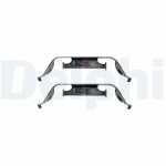 DELPHI Accessory Kit,  disc brake pad LX0331