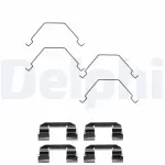DELPHI Accessory Kit,  disc brake pad LX0375