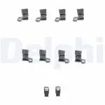 DELPHI Accessory Kit,  disc brake pad LX0432