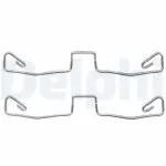 DELPHI Accessory Kit,  disc brake pad LX0448