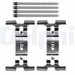 DELPHI Accessory Kit,  disc brake pad LX0844