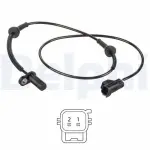 DELPHI Sensor,  wheel speed SS20569
