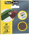Kiirvahetatavad sandpaper sheets delta velcro fastener 94mm K50 6 pc P6398