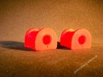 DEUTER DEUKPLPUR201 / polyurethane stabilizer bushing (2pcs, rear, strength: 75 sha, inner diameter 12mm) fits: bmw fits: bmw 3 (e30), 3 (e36) 09.82-08.00
