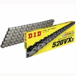 for motorcycles motorcycle chain DID 520 X-RING (4439AN) (unsealed+link)