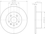 NF PARTS nf1699059 / brake disc galvanized