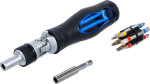 screwdriver with joint + adapters 14 pc reevers