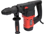 sds+ rotary hammer 1100w, 3 functions (forging, drilling with impact and without), drills and chisels included