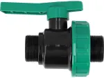 kuulventiil 1 1/4" x 1 1/4" pp, isas/isas