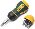 screwdriver exchangeable endings 7 part