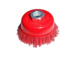 Nylon brush "cup" M14 ø75mm