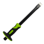 chisel Slotted 350mm. protection handle. steel steel45 (hrc47-50) jbm