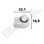 bumper mounting bracket 5pcs fits: mercedes c-class w204 
