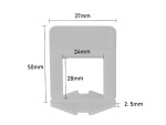 PLAATIMISANKUR 1mm 100tk15-25mm