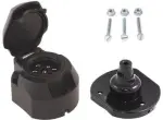 trolley Socket Plug 7-pin with rubber seal