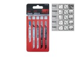 Jig Saw blade wood/metal 5pc BO