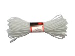 Braided rope, white PP ø6mm20m