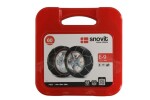 Snow chains passenger jacket, certificate O-NORM (cert. Austria V-5117) 155/80R15; 155R15; 165/75R14; 165/80R14; 165R14; 175/50R16; 175/60R15; 175/60R16; 175/65R15; 175/70R14; 175/