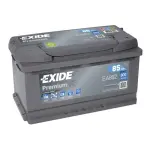 EXIDE EA852 Premium 85Ah