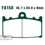 EBC BRAKES FA158 / Motorcycle brake pads. Suzuki GSX 1250 Sports Touring (10-14)/ GSF 1250 (without ABS) (07-11)/ GSF 1200 ( (06))