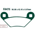 EBC BRAKES FA475TT / Polaris (ATV) 400 Hawkeye HO (2x4) Brake Pads (13-14)