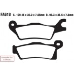 EBC BRAKES FA618R / Can-Am Outlander/Renegade 1000 Motorcycle Brake Pads